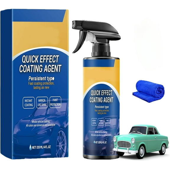 Coating Agent Spray, Advanced Car Quick-Acting Coating Agent Spray, Waterless Wash Quickly Effect Coatings Agent, Car Care, Renovation, and Paint Repair