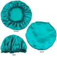 thumbnail image 3 of Satin Bonnet Silk Bonnet for Sleeping, Bonnets for Black Women Bonnet for Sleeping Large Sleep Cap, Wide Soft Band Bonnet for Curly Hair, 3 of 4