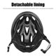 thumbnail image 2 of Casco de bicicleta MTB Bicicleta de carretera Hombres Mujeres Casco Gafas integradas (Rojo), 2 of 5