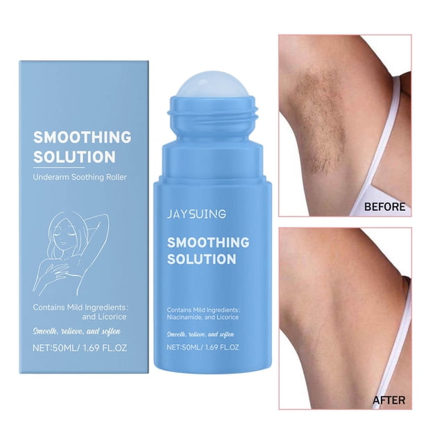 Loción calmante para después del afeitado en axilas. Limpia suavemente las axilas. Suero hidratante y calmante para la piel. 50 ml. Agua de esencia.