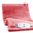 thumbnail image 1 of Massaging Weighted Heating Pad for Back Pain Relief,Heating Pads for Neck, Shoulder,Cramp,Portable Heated Pad with 3 Heat Settings & 6 Massage,18 Relaxing Combinations,A, 1 of 8