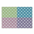 thumbnail image 1 of Polka Dots Cutting Board, Polka Dots in Modern Patchwork Design Print Playroom Sprinkles, Decorative Tempered Glass Cutting and Serving Board, Small Size, Pink Blue Green, by Ambesonne, 1 of 1
