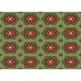 thumbnail image 1 of Ahgly Company Tapis Rectangulaire d'Intérieur Lavable en Machine Rouge Brun Transitionnel, 3 Pieds x 5 Pieds, 1 of 7