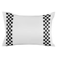 thumbnail image 7 of Rural Black and White Buffalo Lattice Checked Outdoor Pillow Covers Set of 2,Decorative Waterproof Throw Pillow Case,Gingham Cotton Linen Soft Cozy Cushion Pillowcases, 7 of 7