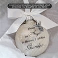thumbnail image 4 of Matsuzay Bola de plumas Ángel en adorno conmemorativo signo decoraciones conmemorativas para papá mamá decoración familiar bola Navidad decoración Decoración del hogar abuelo Matsuzay HA003103-09, 4 of 6
