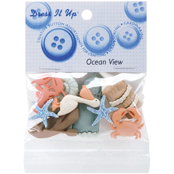 Dress It Up Embellishments-Ocean View