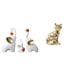 thumbnail image 1 of Escultura De Elefante Y Gato, Figura Artística, Adorno Artesanal, Estatuas Familiares, Decoración De Escritorio Para Sala De Estar, Dormitorio Y Escritorio., 1 of 8