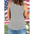 thumbnail image 4 of XCHQRTI American Flag Women Tank Tops Graphic 4th of July Sleeveless Summer Tee, 4 of 7