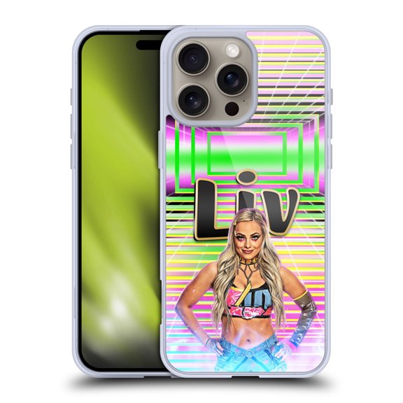 Head Case Designs WWE Liv Morgan Portrait Soft Gel Case for Apple iPhone 16 Pro Max
