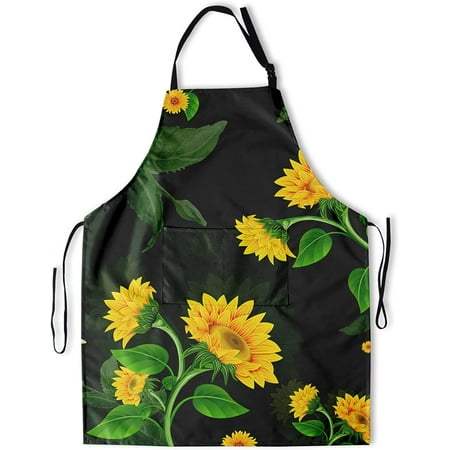 

Colorful Artist Apron with 2 Pockets Waterproof for Kitchen Garden Smocks Decor