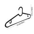 thumbnail image 2 of 10 Pack Plastic Clothes Hangers, Heavy-Duty Hanging Hooks for Closet, Multifunctional Drying and Display Hangers, Space-Saving Storage for Home & Dorm Use, 2 of 5