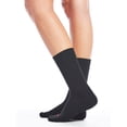 thumbnail image 6 of Kalon 12-Pack Crew Socks for Women Black Mid-Calf Synthetic, 6 of 6
