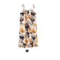 thumbnail image 2 of Dalazy Chemise de Nuit Imprimée Florale en Coton Robe de Nuit Col Rond Ample Sans Manches Mini Vêtement de Nuit pour la Maison Vert Jaune m, 2 of 6
