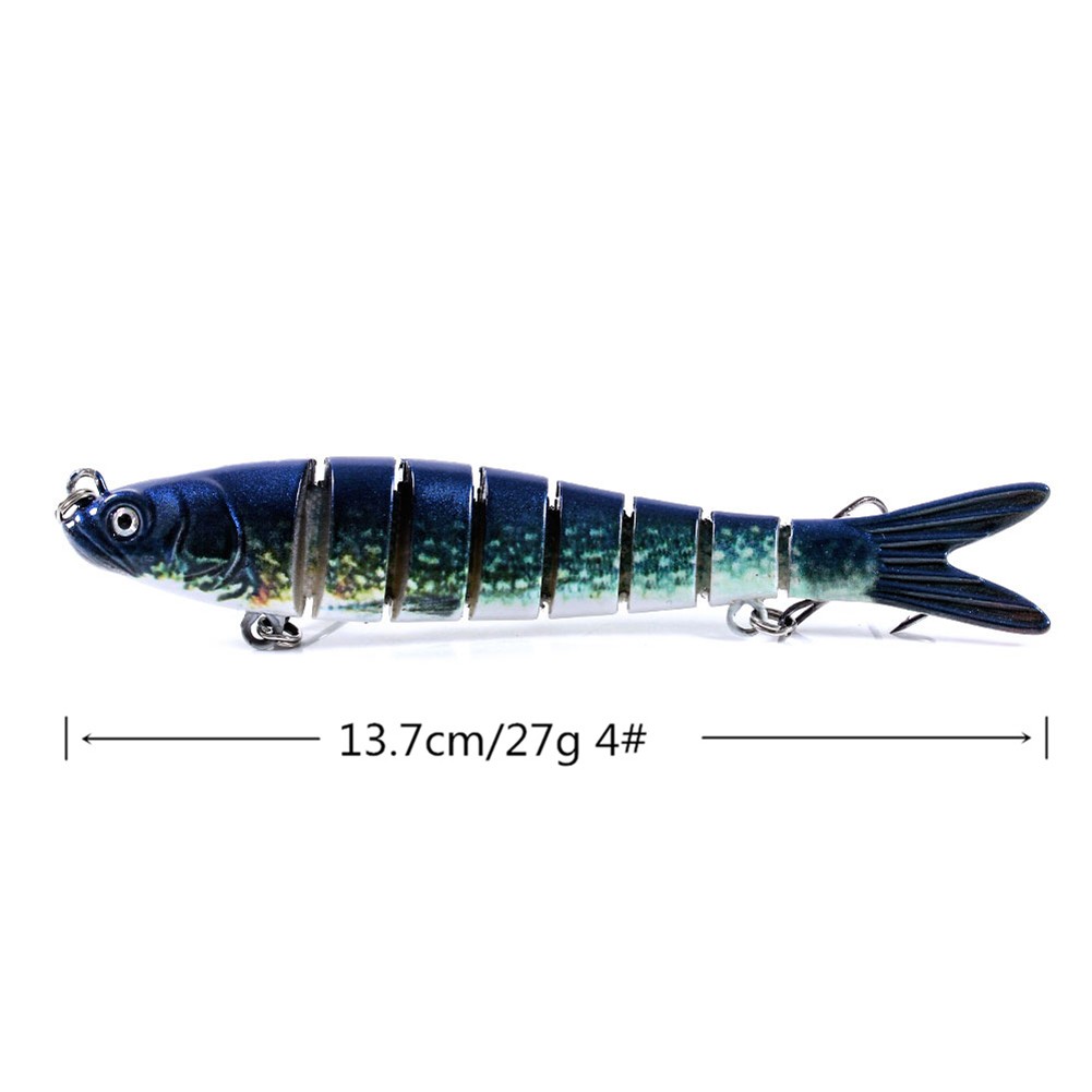 Lure Combination Crank Lure 8 Segments Hard Artificial Lure for Tackle
