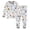 Grey*, variant on RUTAYY Boys Pajama Set Christmas Graphic Long Sleeve Top Full Length Pants Sleepwear, Green