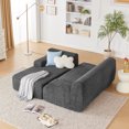 thumbnail image 6 of 107” Modular Sectional Sofa, Modern Sofa Couch for Living Room, High Density Sponges Cloud Couch Sectional, L-Shape Couches for Living Room, Darkgrey, 6 of 10