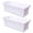 White, variant on Zcyifa 2pcs Plastic Window Box Planter with Saucers for Indoor Outdoor Garden Balcony