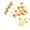 10 pack White+Gold, variant on 50 Pack Pre Rolled Gold Plastic Silverware Set with Napkins 50 pack Fancy White+Gold