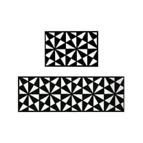 Todaioua Long Kitchen Rug Sets 2 Piece with Runner Non Slip Kitchen Rugs and Mats Washable Kitchen Mats for Floor Thick Kitchen Floor Mat Carpet Runner Rugs for Hallway Laundry Holiday Decor
