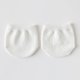 thumbnail image 1 of Zhuge Calcetines de planta, calcetines invisibles de media planta para mujeres, silicona antideslizante, 4 pares, blanco, 1 of 5