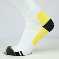 thumbnail image 3 of Outfmvch Thin Ankle Socks for Women Compression Socks for Women Thigh High Ankle Socks for Women Men Socks Ankle Crew Socks Mens Socks Ankle Yellow S, 3 of 3