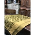 thumbnail image 3 of Embroidered Bed Throw, Blanket, Cotton Bed Throw Beige Light, 3 of 5