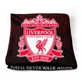 thumbnail image 4 of Liverpool Football Crest Fleece Blanket Throw Soft LFC Warm Sofa Travelling Blanket Mesh Liverpool Soccer Gift, 4 of 6