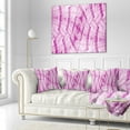 thumbnail image 2 of Designart Light Pink Psychedelic Fractal Metal Grid - Abstract Throw Pillow - 16x16, 2 of 4