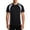 Black Mens T-Shirts, variant on Young Mens Gym Shirts Quarter Zip Front Summer Quick Drying Color Blocked Short Sleeve Crew Neck Workout T-Shirts