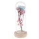 thumbnail image 5 of Florero Claro De La Preservación De cubierta De Cristal Con De De Pino Con Secadas Para La Decoración De De País Azul claro + rosa BLESIY Florero de preservación de flores, 5 of 8