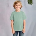 thumbnail image 2 of Coerni Girls Short Sleeve T Shirts Kids Solid Summer Crewneck Tops Tees Basketball Undershirt Quick Dry Athletic Base Layer T-Shirt, 2 of 8