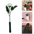 thumbnail image 2 of (Clearance) BNNG Flashing Light Up Red Rose Flower on a Stem, 13-inch Red Blinking LED - One Rose - Valentines Day, Mothers Day, DIY Bouquets, Weddings, Birthdays, Anniversary, 2 of 9