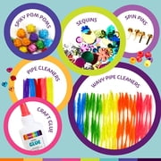 Dan&Darci Crafting Materials Box Kits Multicolor Arts & Crafts Supplies 500 Piece Kit