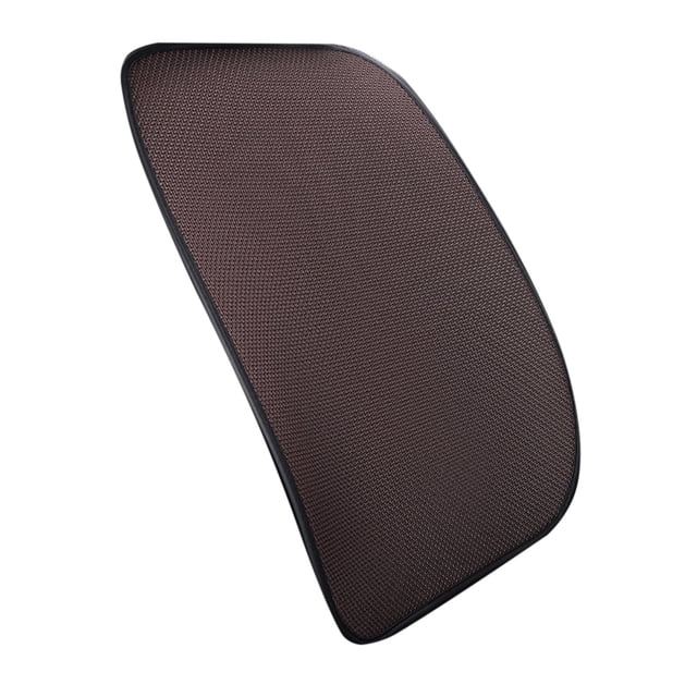 Coffee Cooling Gel Backrest Pad For Car Seats With Mesh Surface And Adjustable Straps For Secure Fit