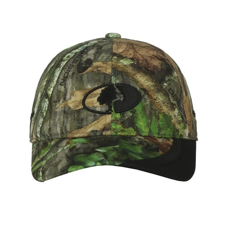 Outdoor Cap Men s Hat 6 Panel Unstructured Low Profile Mossy Oak® Camo Cap with mesh Turkey Call Pocket