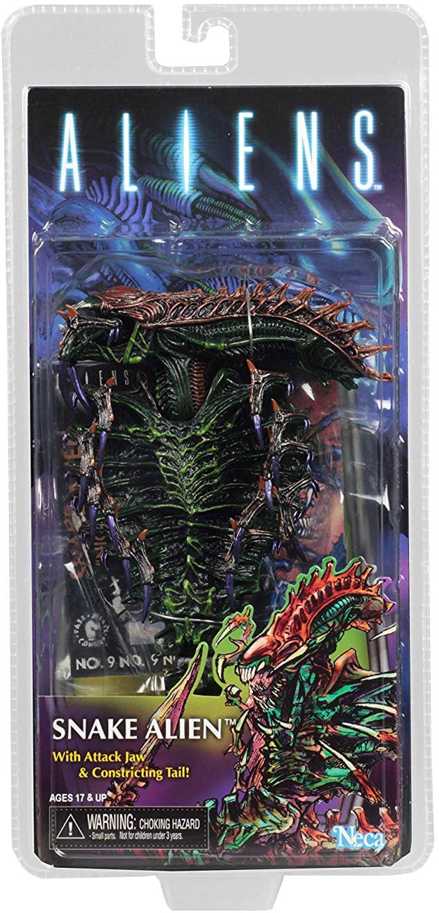 NECA Snake Alien 7/" Action Figure Aliens Movie Series 13 w Attack Jaw Tail New