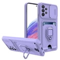 thumbnail image 1 of Para Samsung Galaxy A02 M02 A02S A03S A04 A04E A10S A11 A12 A13 A04S, funda multifuncional para teléfono, resistente a los golpes, soporte para coche, soporte para teléfono, almacenamiento de tarjetas, 1 of 4
