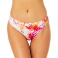 thumbnail image 2 of CALIFORNIA SUNSHINE Women's Pink Tie Dye Stretch Lined Bikini Moderate Coverage Hipster Swimsuit Bottom M, 2 of 3