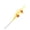Yellow, variant on 28In Green Soft Artificial Phalaenopsis Orchid Cattail Arrangement Realistic Faux Plant for Indoor Desk Table Vase Hotel Decor, 1Pcs