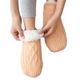thumbnail image 3 of Seyurigaoka Winter Thick Warm Floor Socks Solid Color Home Anti-slip Slipper Socks for Women Girls, 3 of 6