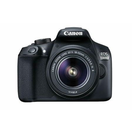 Canon EOS 1300D EF-S 18-55mm 18.7MP CMOS 5184 x 3456 Pixels (Black) - International Model