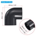 thumbnail image 2 of Uxcell Pipe Fitting Elbow 16mm Socket 90 Degree Adapter Connector, 50mm 2, 2 of 5