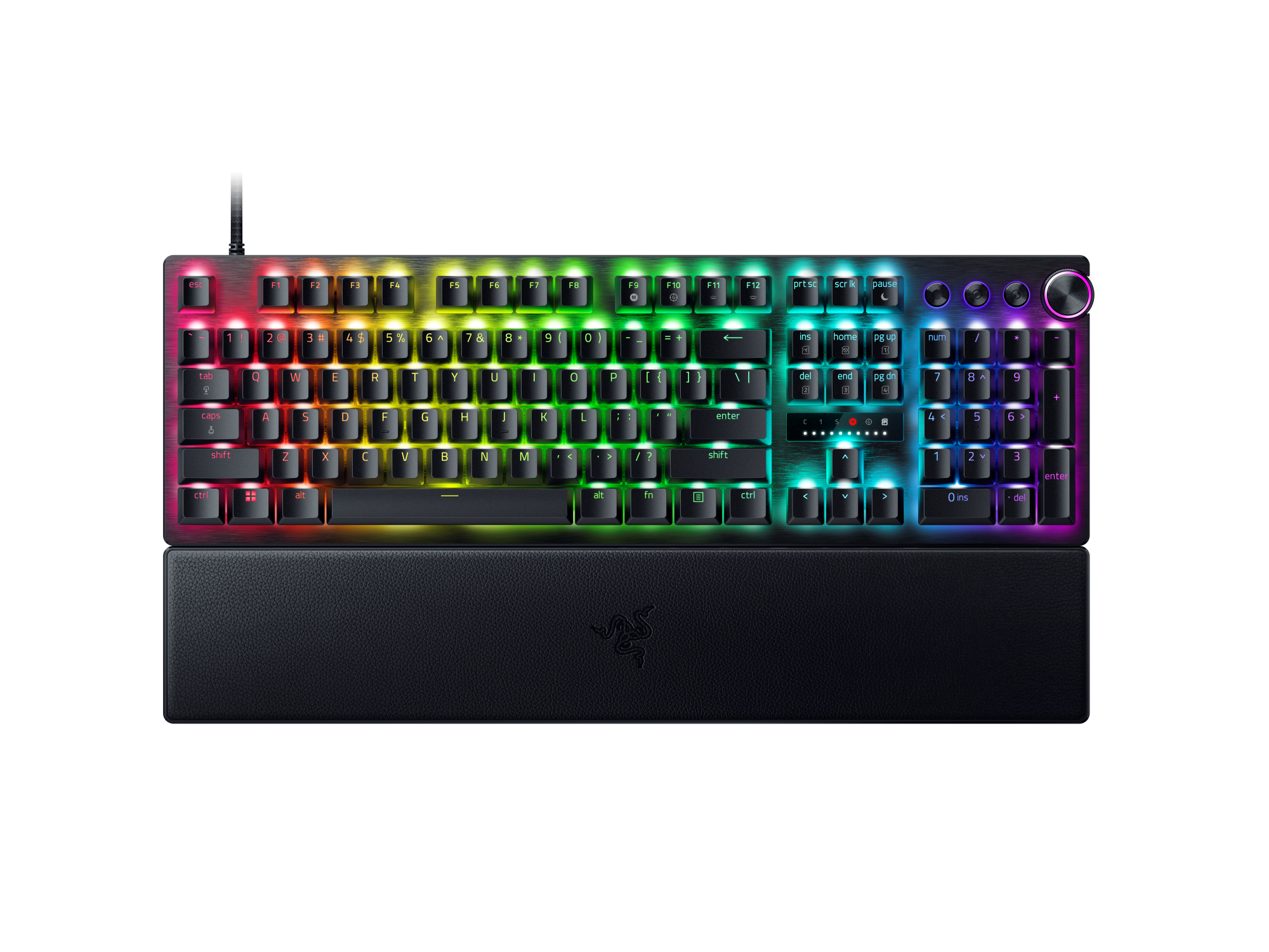 Razer Huntsman V3 Pro RGB Backlit Full size Wired Gaming Keyboard, Black