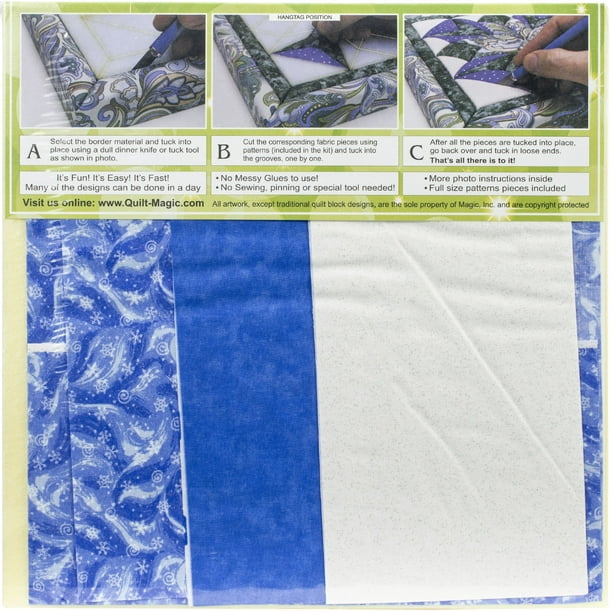 QuiltMagic No Sew Wall Hanging KitSnowflake