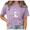 1-Purple, variant on GIFFIMY Womens Funny Silly Duck Vintage Washed T Shirt Crewneck Loose Fit S-2XL Brown Top