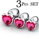 thumbnail image 2 of Masajeador Anal suave para mujer, joyería de cristal, tapón Anal, estimulador de corazón, Juguetes sexuales, Consolador de acero inoxidable, 3 unidades por juego, 2 of 4