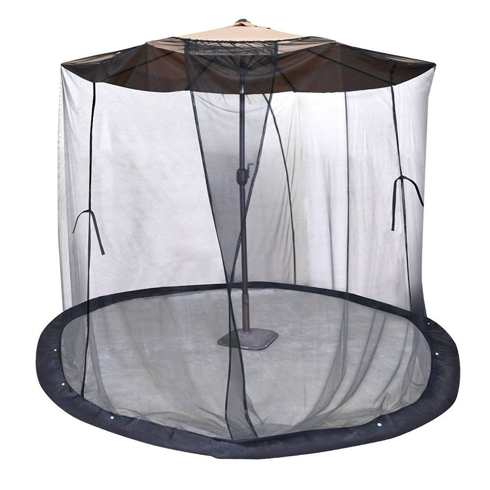 Sunrise Outdoor Patio 9' or 10' Umbrella Insect, Mosquito Net