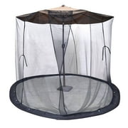 SUNRISE UMBRELLA Sunrise Outdoor Patio 9' or 10' Umbrella Insect, Mosquito Net, Protected Cover, Black