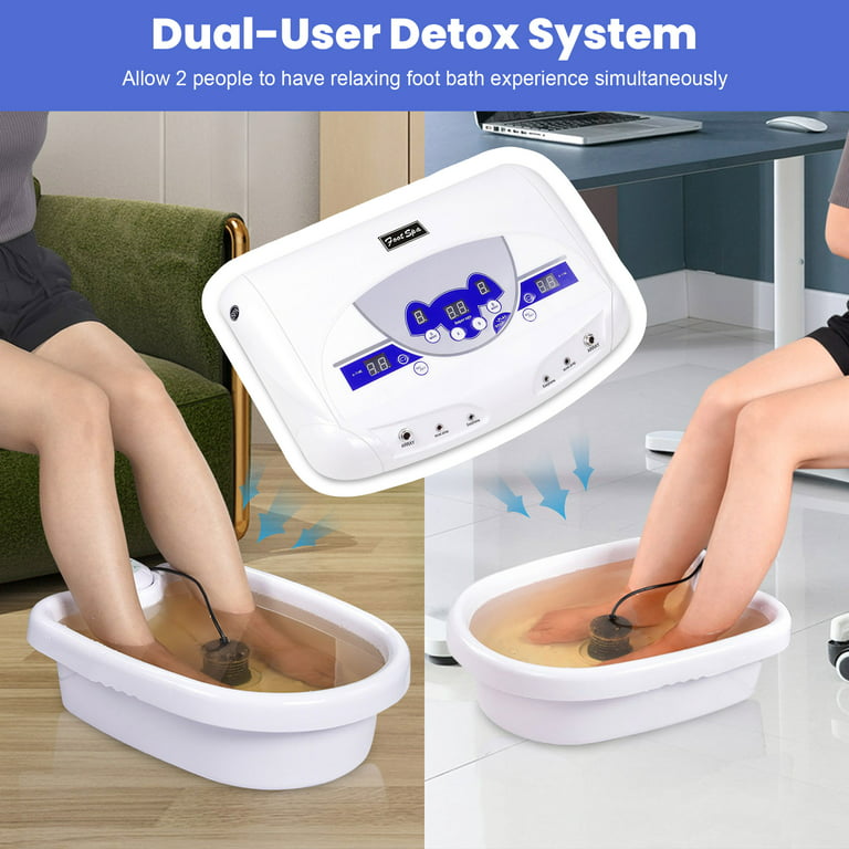MIDUO 25W Portable Foot Bath Detox Machine Ionic Detox Foot Spa
