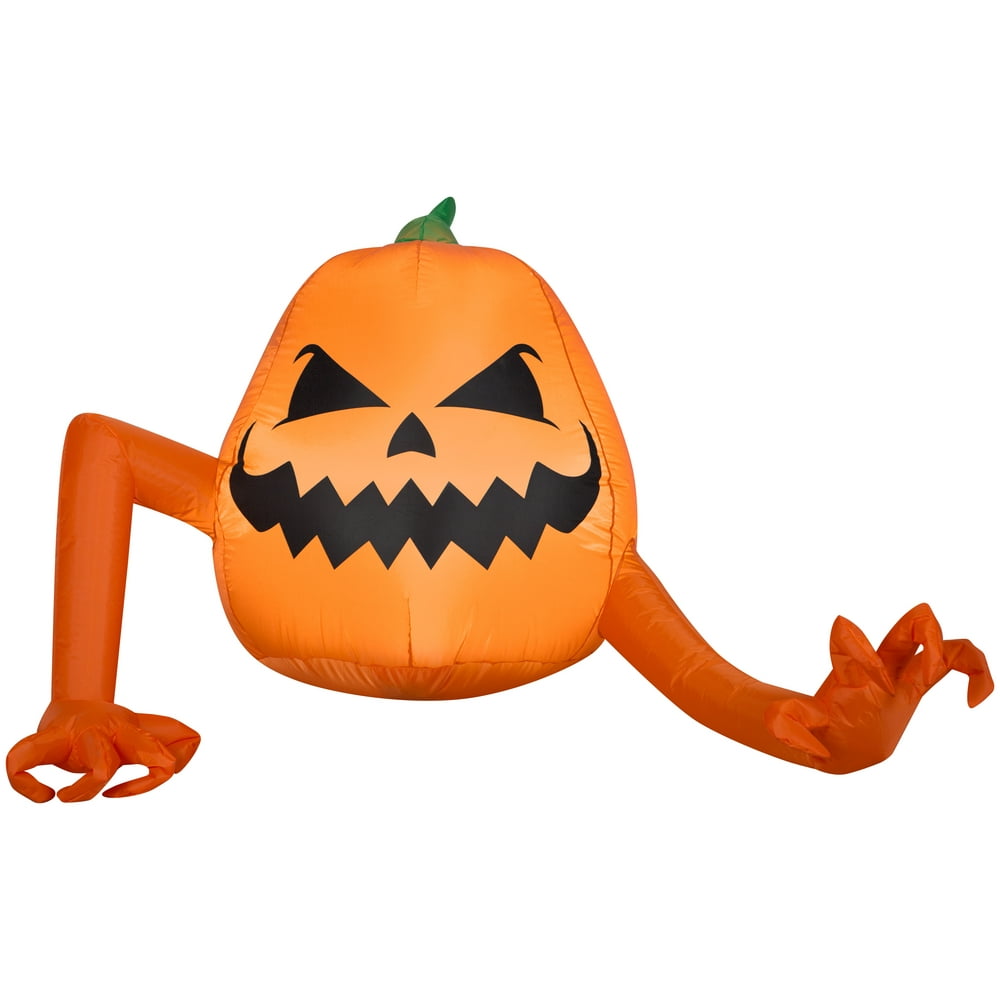 Airblown Halloween 48" Width Inflatable Crawling Pumpkin Monster